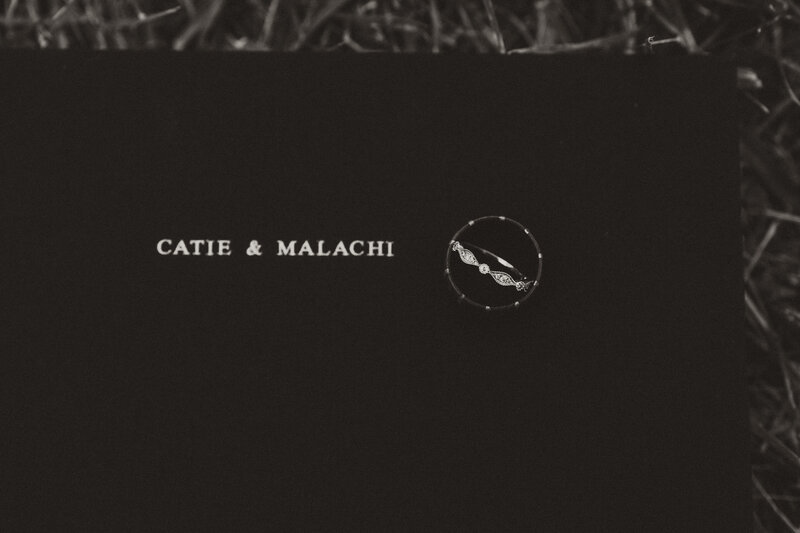 photo of wedding photo album