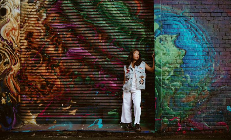 Portland Oregon Graffiti Senior Photos