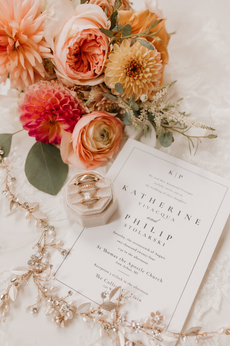 2-Katie & Phillip - Detroit Wedding Photographer - Mariah Kasten Photo