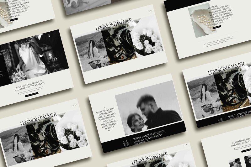 Lennon Palmer Showit home page—story-first structure with refined typography and intuitive flow guiding visitors from intrigue to inquiry (4)