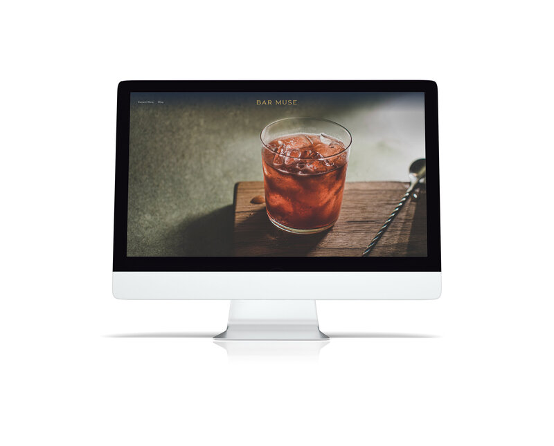 New Website Graphic Design for Bar Muse in Oxford, MS.