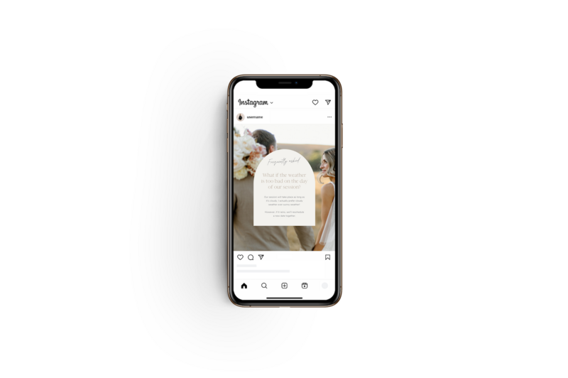 Neutral Instagram templates Ivory Vines 1