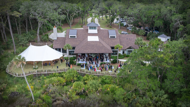 Drone Image of Forbes Farm St. Simons Island