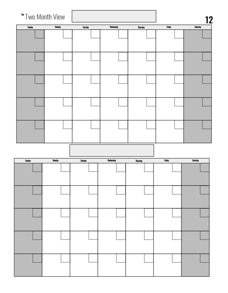 Homeschool Planner Master Pages - Bare Bones Margins Edit12