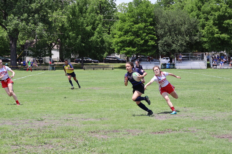 Women's Team Action Shot - Zoomie Rugby