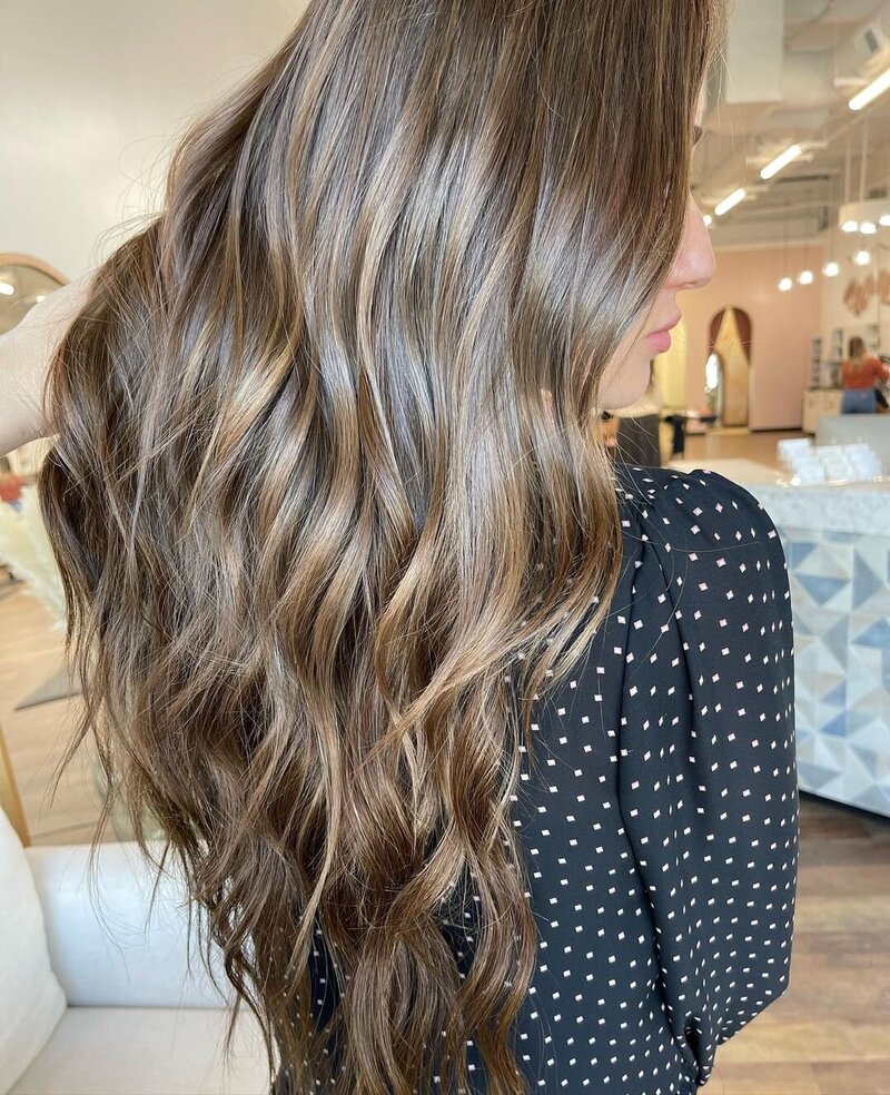 Dimensional Brunette Hair Color by Salt Hair Collective - East Beach Norfolk Hair Salon for Lived in Low Maintenance Color - 5