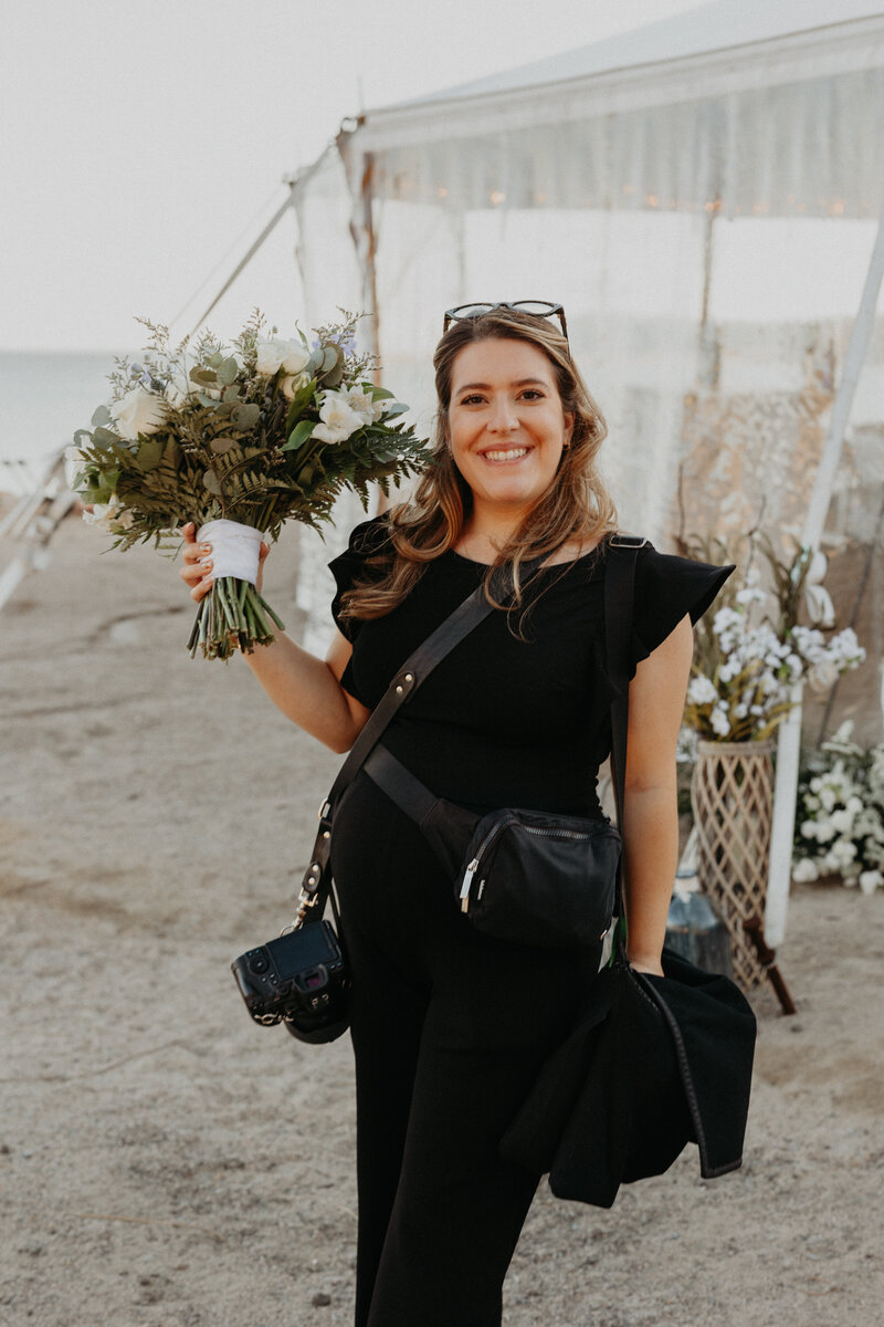 Branding headshot of wedding photography