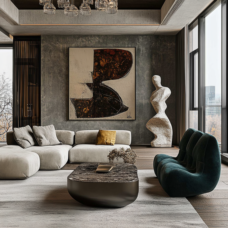 Inspirerende kunst aan de muur voor moderne kantoren