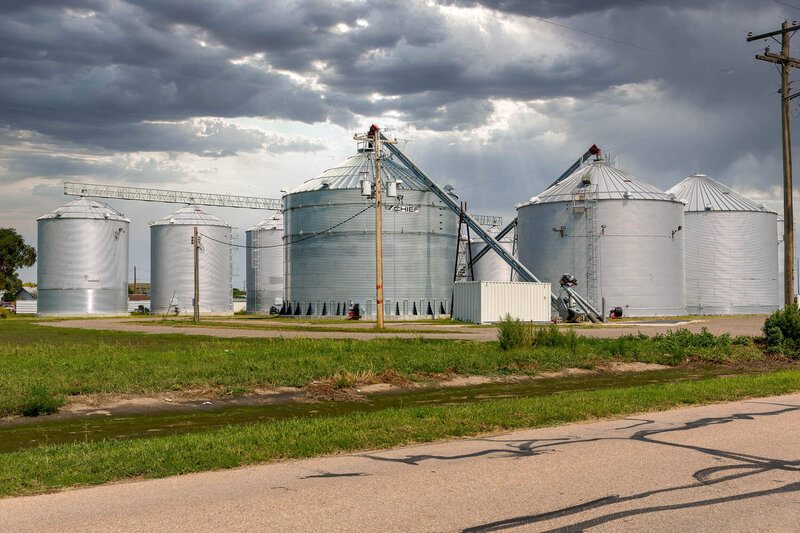 Silos at Silver Spur feeders