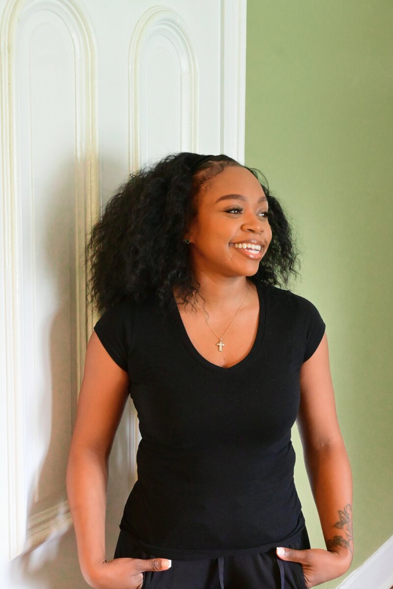 Stephanie Royal, owner of Integrative Touch and Wellness, in the her studio space