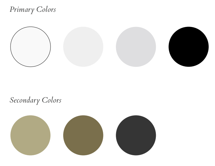 Color Palette for LaCour Images, a Chicago Wedding Photographer