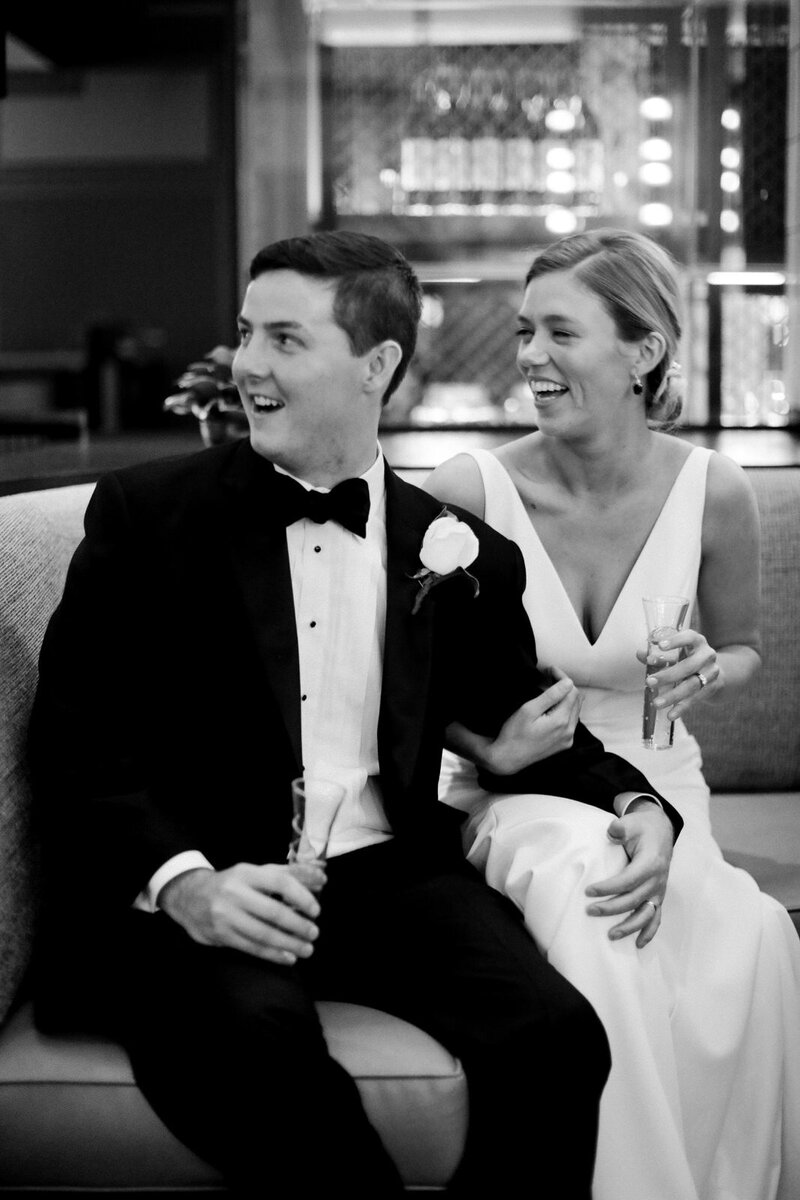 Chic and modern wedding photography during an elegant wedding in Baltimore, Maryland.