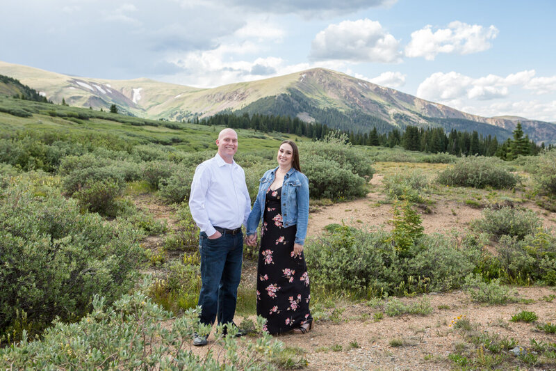Colorado engagement photographers with Lucia and Jake at Guanella Pass
