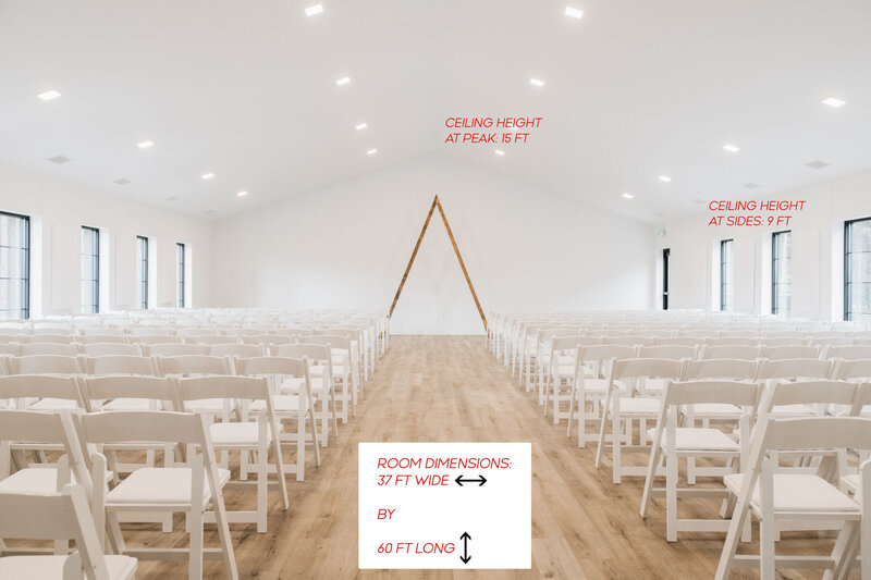 Pinewood Weddings and Events - Modern Wedding and Event Venue in Minnesota's Pine Forest - Details and Dimensions - 4