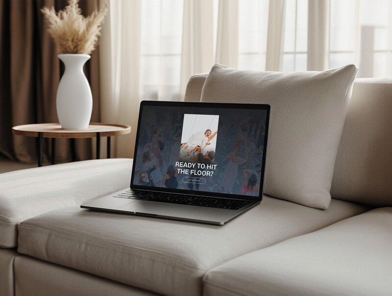 Honeysuckle House Showit template for wedding venues