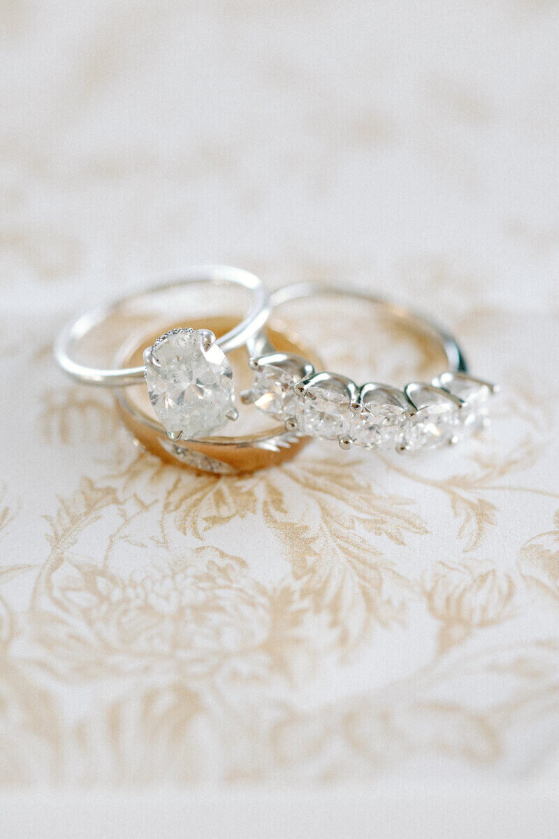 Wedding rings from wedding by event planners in chicago
