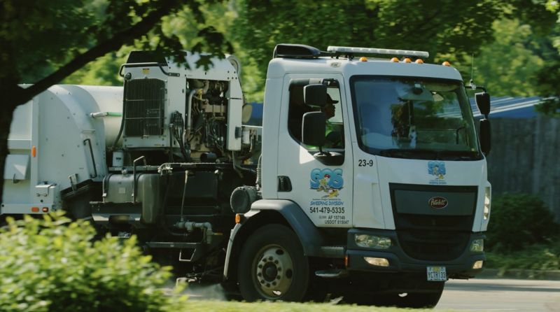 sos garbage truck