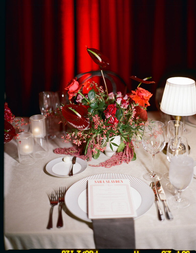 Parker Palm Springs wedding red green