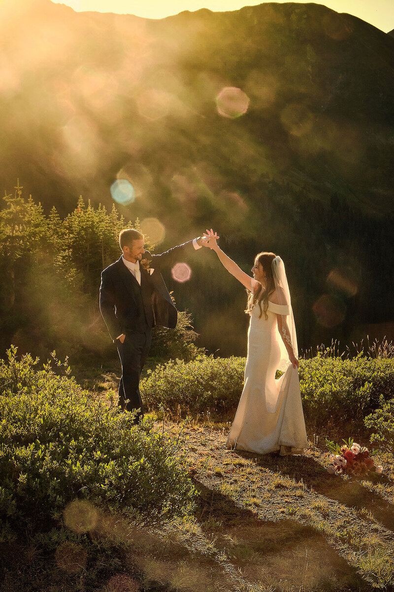 Elopement at Loveland Pass.