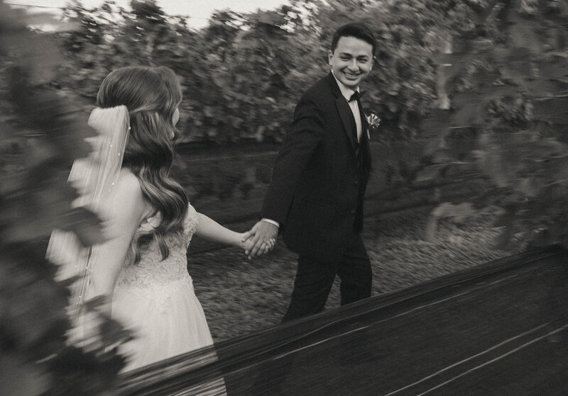 couple who had a vineyard wedding captured by elsie goodman, a wedding photographer