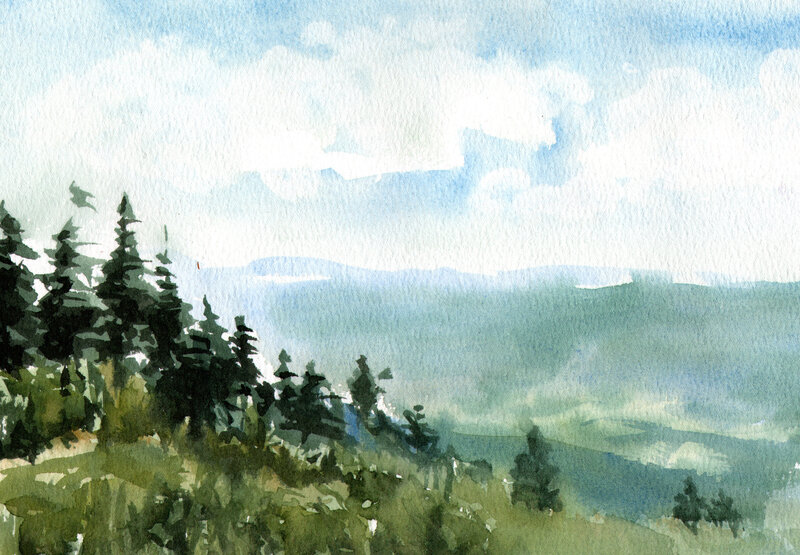 Skillshare-watercolor-direct-painting-online-class-landscape-2