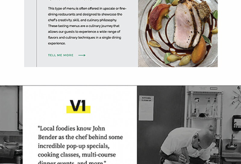 Semi Custom Website Design for Culinary Educator The Kitchen Technique-05