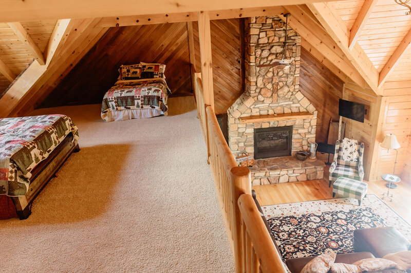 Inside photo of the lodge in Montgomery Creek Ranch