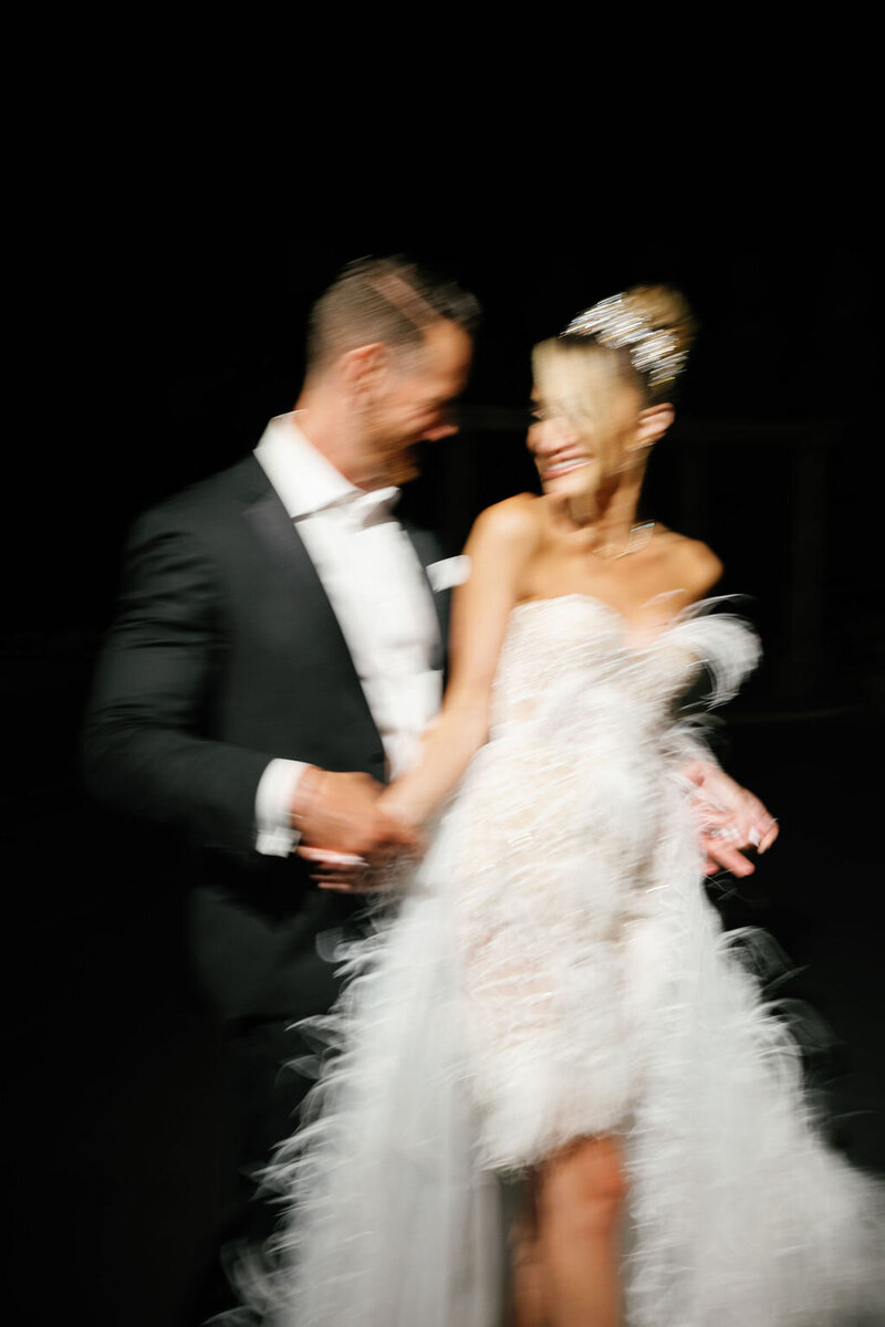 Modern couple during luxury wedding reception — full-service planner in NYC & NJ