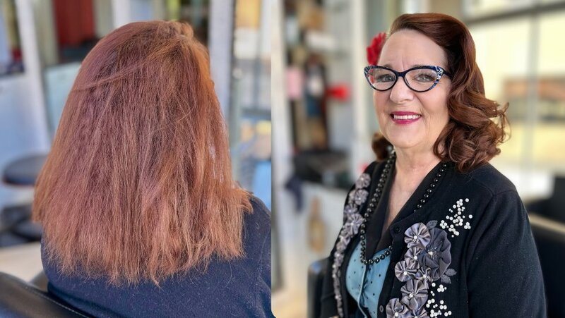 yourgirlfridaylv-vintage-hairstyle-transformation-retro-curls-before-after