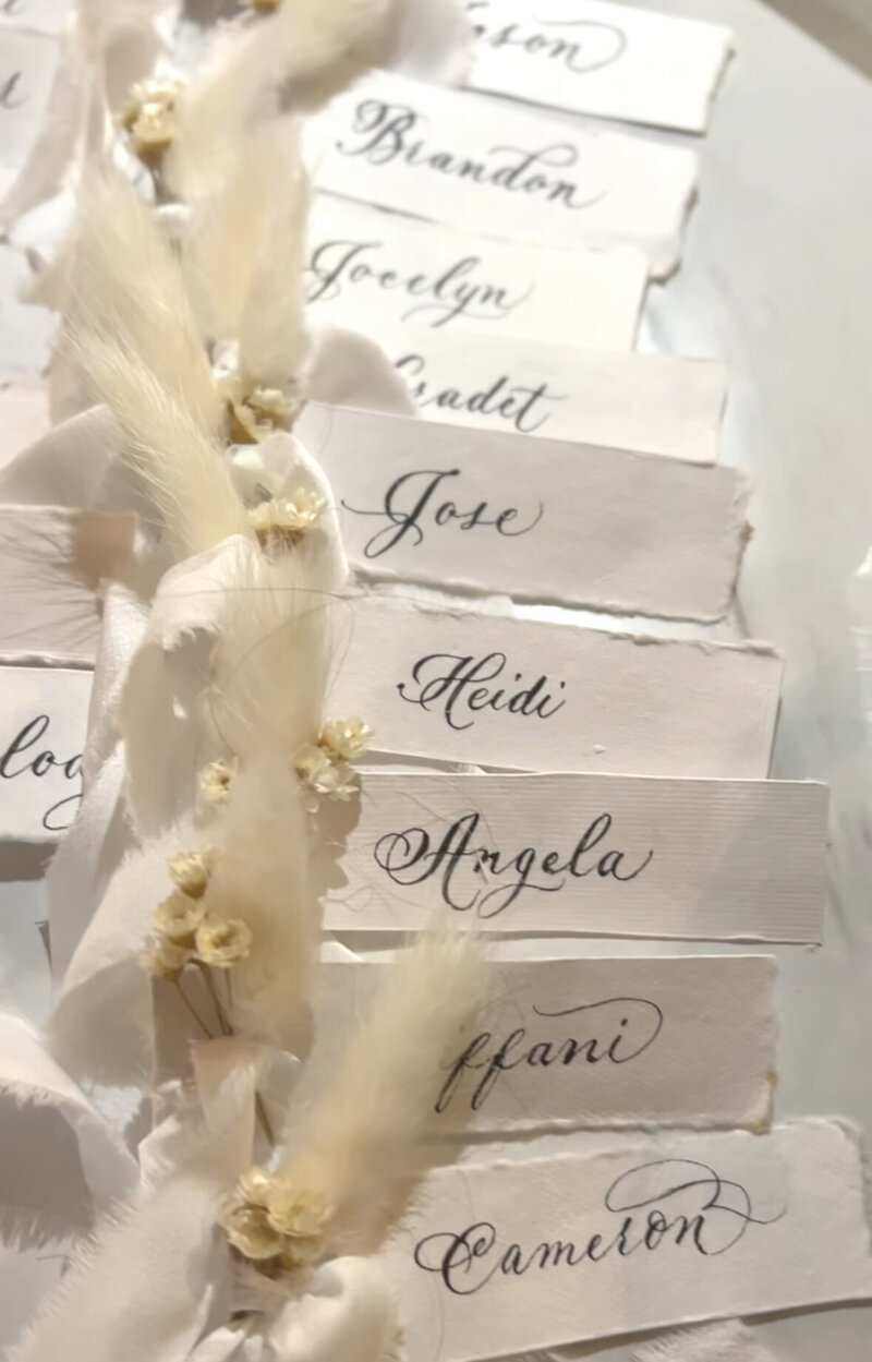calligraphy tags
