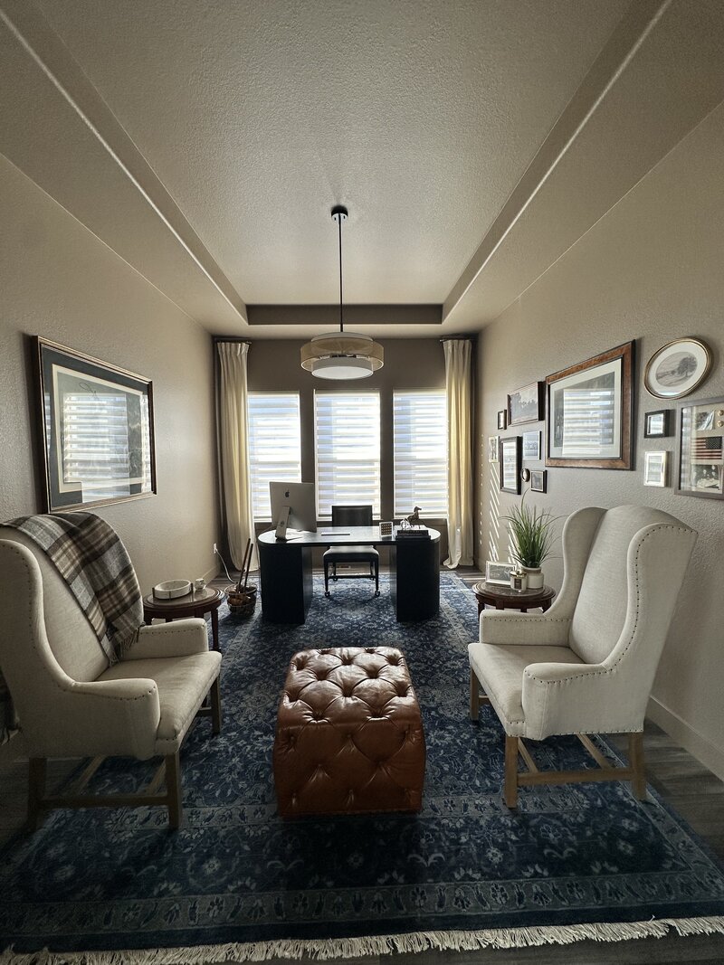 Interior design moodboard featuring warm neutrals and organic textures.