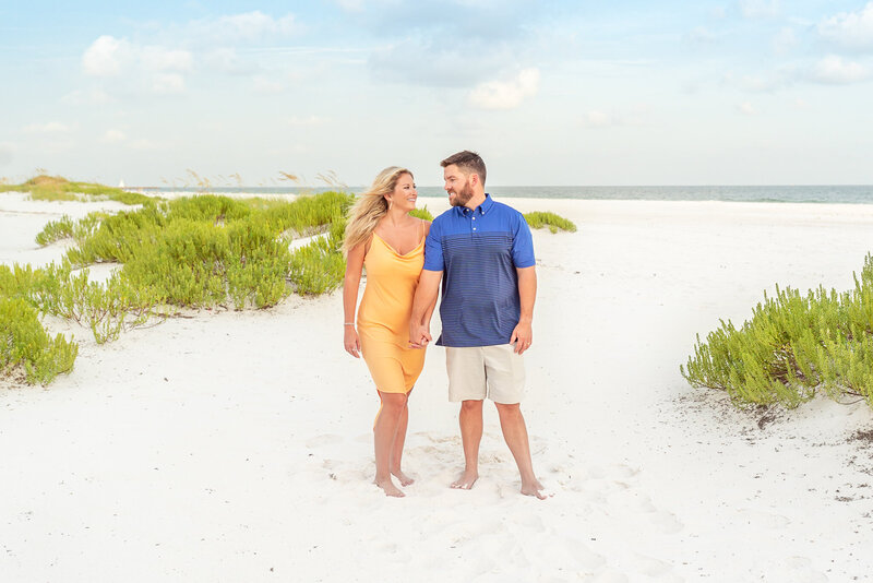 Photo of a couple at the beach