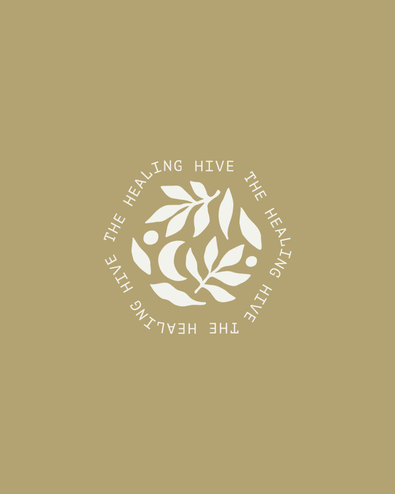 Modern, botanical logo for therapist