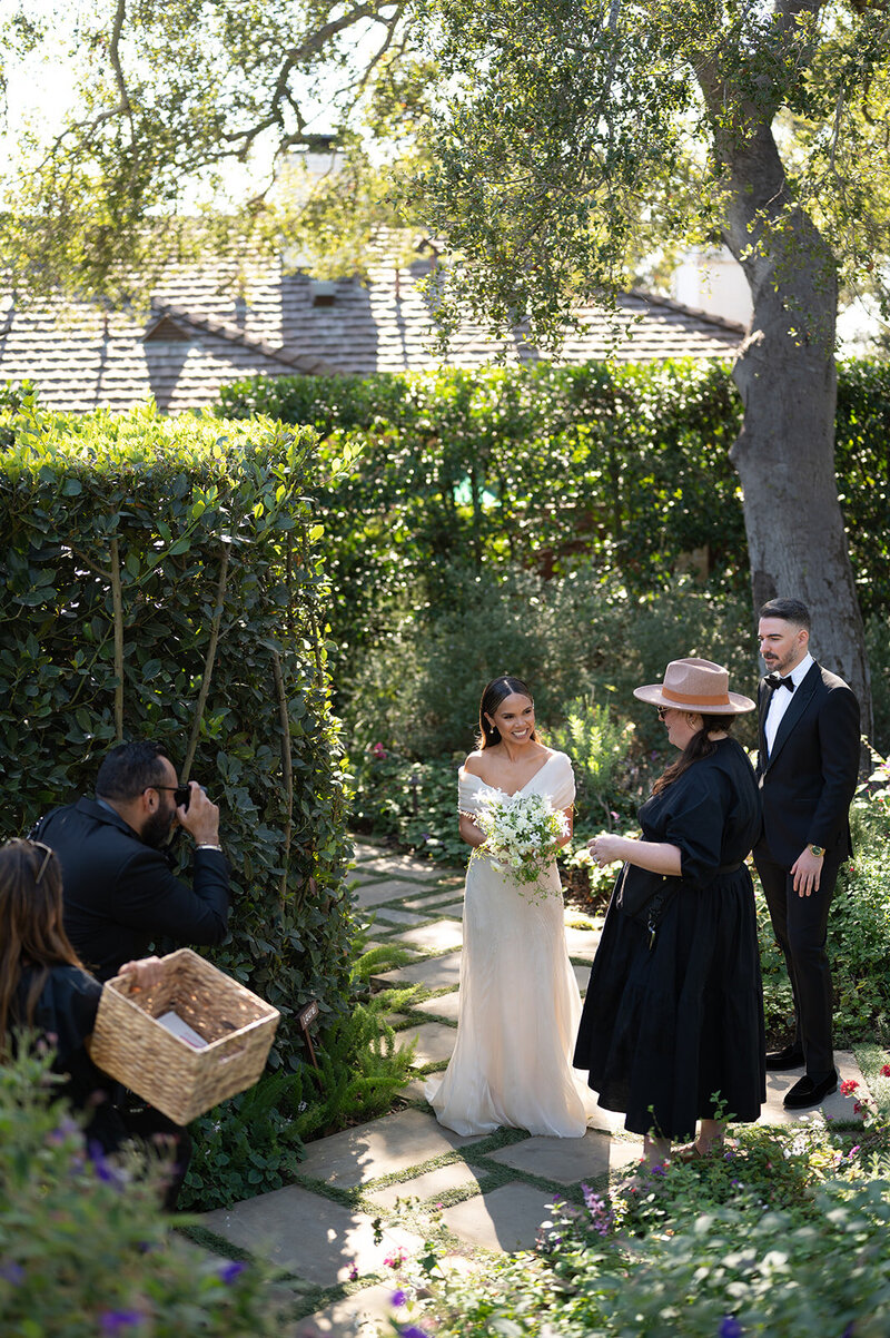 Bride, Groom and Nicole | Nicole Chapman Design