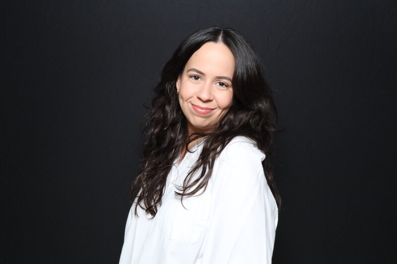 Photo of Lightwell Photo Booth's founder, taken using our Noir Booth setup. Luxury Los Angeles photo booth rentals. 