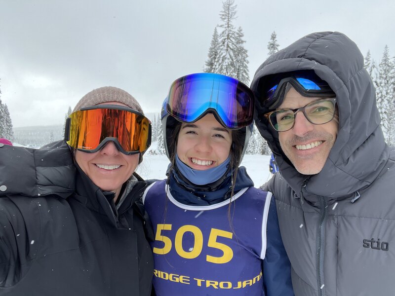 Brad Skiing Winter