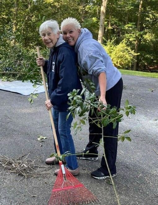 Debbie and Mom 3 Sweet Babes Creamery