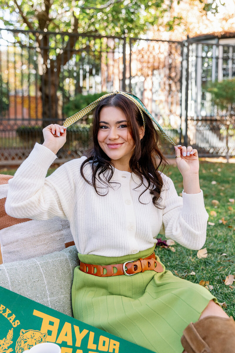 Lifestyle product photo for Texas-based brand during outdoor shoot