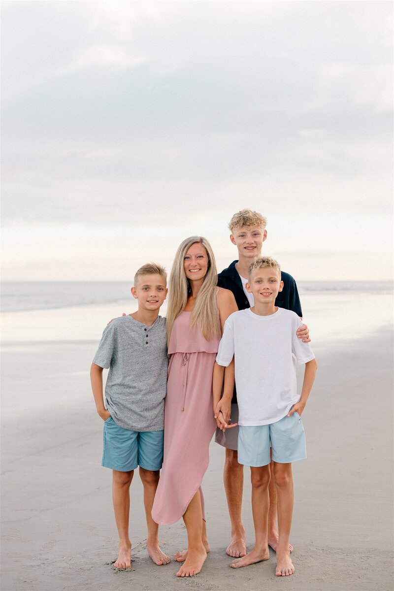 Family session on Hilton Head Beach