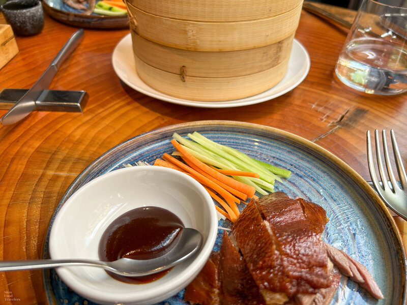 Peking duck at Mu Dimsum in Milan, Italy