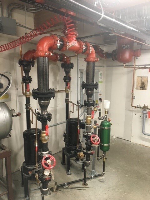 Hvac piping done by Vigor Mechanical 
