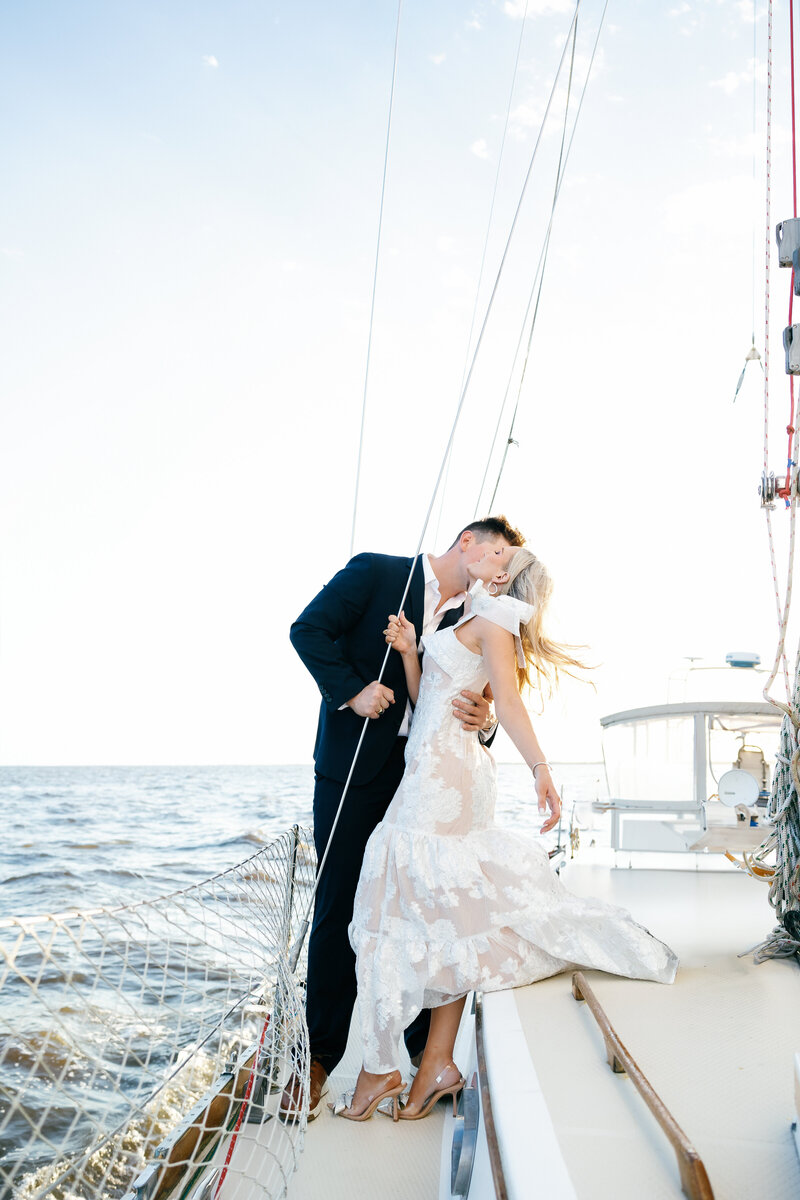Louisiana Sailboat Engagement Session