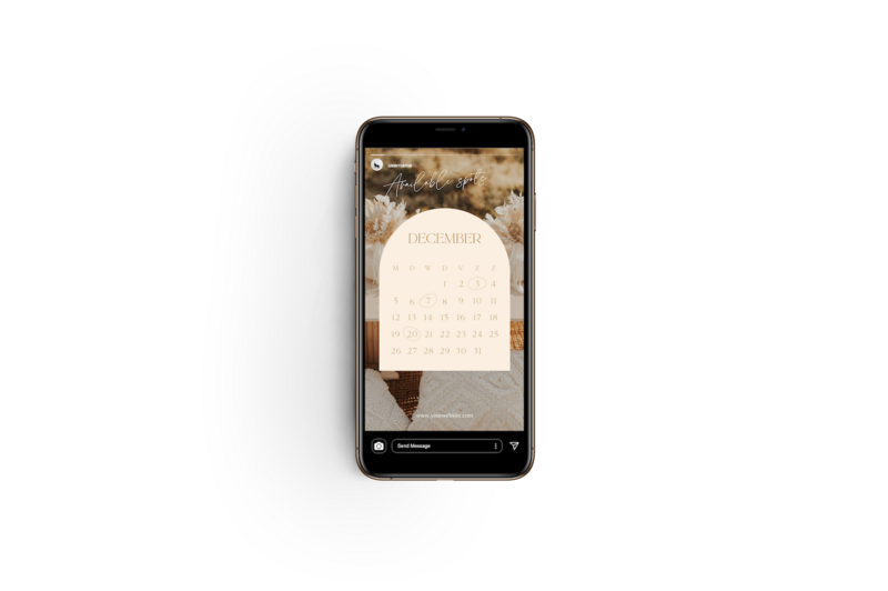 Boho Instagram story templates Golden Coast 5