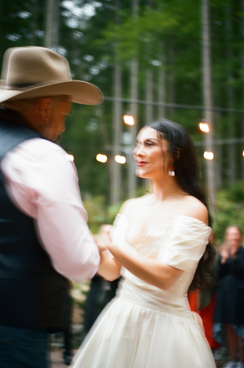 Wedding photo film candid documentary portland oregon seattle california bride dancing