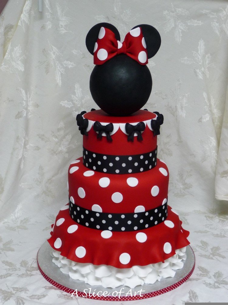 mimmie mouse birthday cake