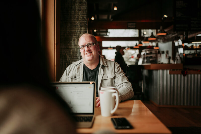 Professional branding and headshot session in Minneapolis showing confident entrepreneur