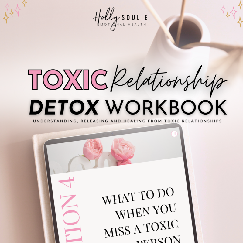 Toxic Relationship Detox Workbook Holly Soulie Emotional Health Shop1