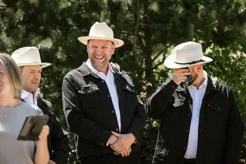 cowboy-groomsmen-wedding-ceremony