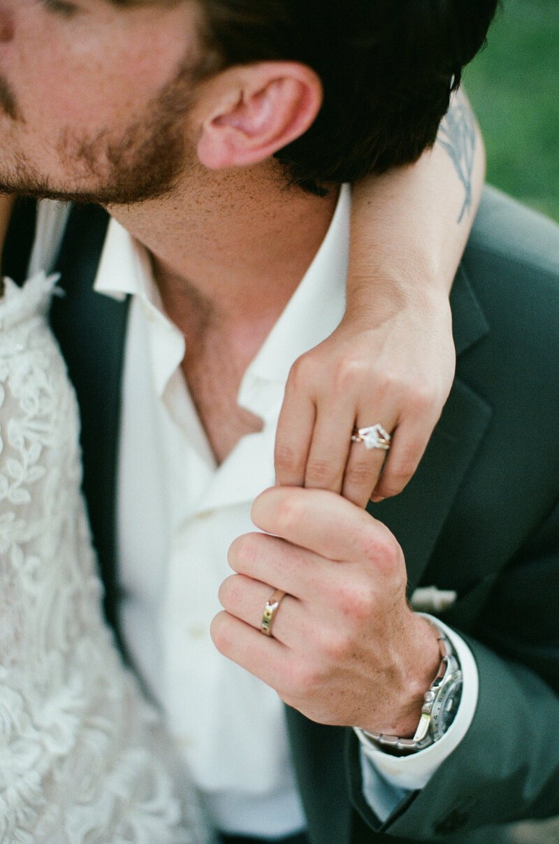 beautiful wedding on film with a vintage feel