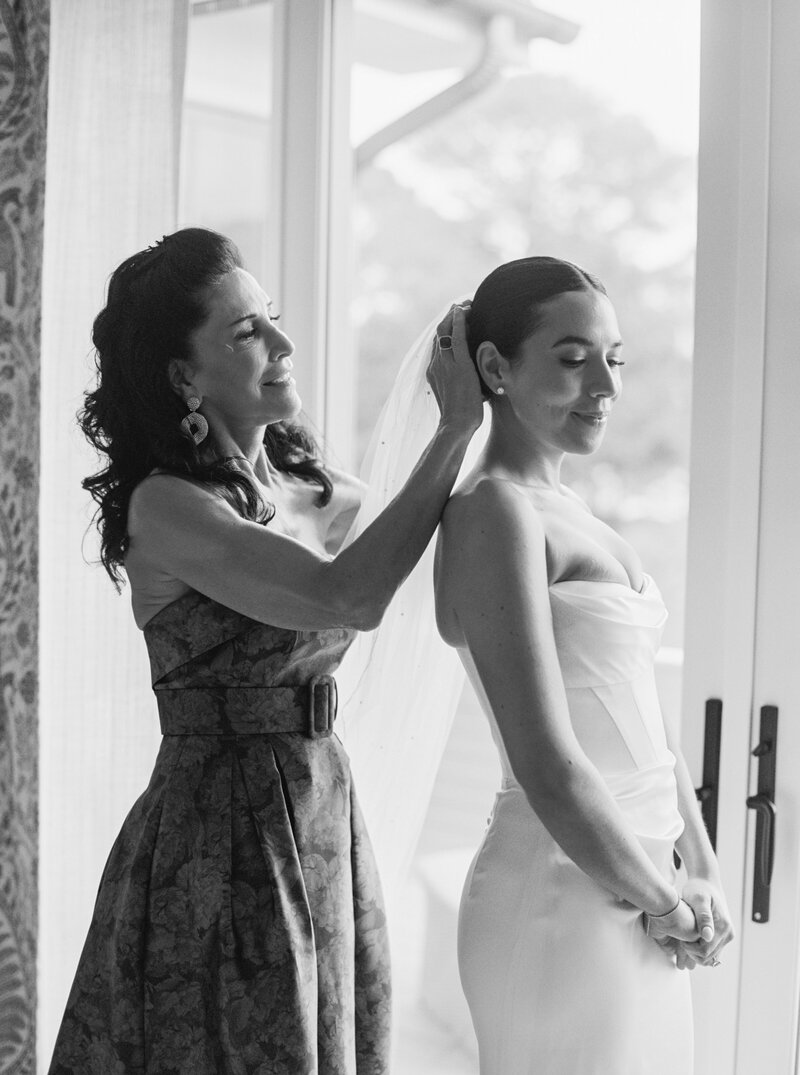 Bride and groom walk up memorial steps at their DC wedding